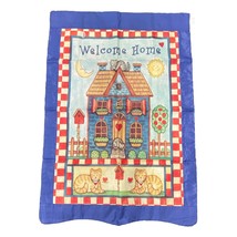 Welcome Home Family Cat House Large Yard Flag 28.75” X 41” - $11.99