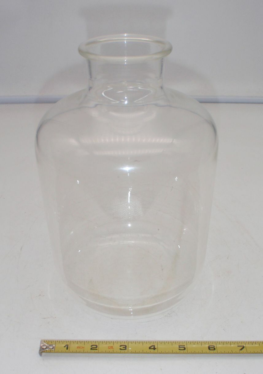Clear Glass Kitchen Jar - Maybe Milk or Other Liquid Jug Bottle - $6.99