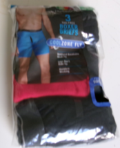 Three Fruit of the loom boxer briefs Size Small 100% Cotton Black and red - $14.83
