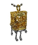 KNVSS Sponge Skull Jewelry Necklace, Gothic Square Skull bob Jewelry, 92... - $20.21 CAD