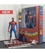 Spiderman Costume Anime Figure Miles Morales Spider-man Action Figure Fi... - $82.25 CAD