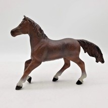 PAPO Hand Painted Anglo Arab Mare 4&quot; Figure Dark Brown (2007) Retired - £6.96 GBP