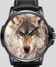 Vintage Wolf Art Beautiful Collectable Unique Wrist Watch FAST UK - $54.00