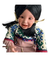 Danbury Mint Native American Indian Doll Spring Blossom by FayZah Spanos... - $29.69