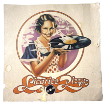 Licorice Pizza Vtg Logo Flat From Record Store Crate Los Angeles So Cal Vinyl - £22.38 GBP