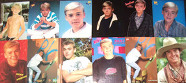 RICKY SCHRODER ~ Twelve (12) Color Vintage PIN-UPS from 1979-1989 ~ B2 Clippings - £10.06 GBP