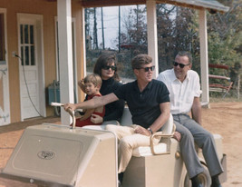 President John F. Kennedy Jackie John Jr. golf cart Atoka Virginia Photo... - $8.81+