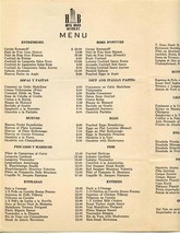 Hotel Bamer Dinner Menu Mexico City Mexico 1954 - £13.95 GBP