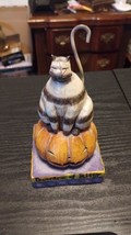 Jim Shore * Beware Of Kitty * Halloween, Heartwood Creek, Cat, Pumpkin, Vgc - £17.39 GBP