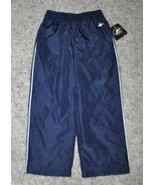 Boys Pants Athletech Blue Mesh Lined Wind Resistant Elastic Waist Track-... - £10.83 GBP