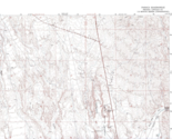 Panaca, Nevada 1970 Vintage USGS Topo Map 7.5 Quadrangle Topographic - $23.99