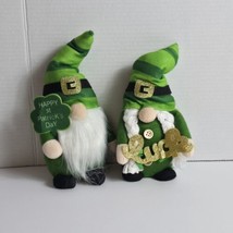 St. Patrick&#39;s Day Gnomes 11 In Plush Figurines Tabletop Decor Party Deco... - £7.12 GBP