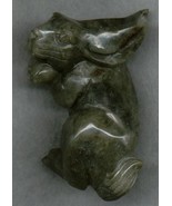 CARVED LABRADORITE BUNNY RABBIT - £17.29 GBP