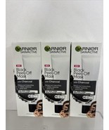 (3) Garnier SkinActive Black Peel Off Mask w/Charcoal Clog Pores All Typ... - $21.86 CAD