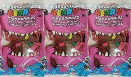3x Trader Joe&#39;s Organic Beary Tiny Gummies Soft And Chewy Gummy Candies ... - £11.68 GBP