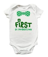My First St Patricks Day Romper, My First St Patricks Day Shirt for Boys... - £7.91 GBP