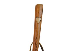 Heart Carving on Hardwood Walking Stick, Staff, walkingstick, Kiln Dried... - £55.80 GBP