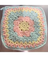 Vintage Crocheted Double Sided Pot Holder Pastel Multicolor Square Oven ... - $91.10 MXN Vintage Crocheted Double Sided Pot Holder Pastel Multicolor Square Oven ... - $91.10 MXN