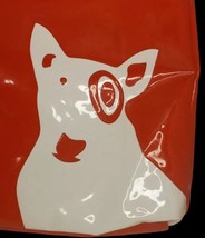 Target Bullseye Dog Red Tote Bag Reusable  - £19.50 GBP