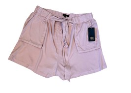 Frye And Co. Womens SZ 1X Comfy Stretch Shorts Attached Tie Belt 2 Pockets - $454.09 MXN