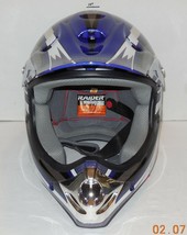 Raider Adult MX-3 Helmet ST-1542 Size Medium Blue DOT Approved - £57.46 GBP