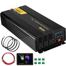 VEVOR Pure Sine Wave Inverter, 2500 Watt Power Inverter, DC 24V to AC 120V Car  - £179.10 GBP