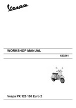 Vespa PX 125 PX 150, 2006 2007 2008, Repair Service Workshop Manual Paperback - £22.84 GBP