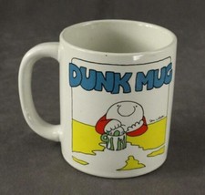Vintage 1980 Stoneware Coffee Cup Tom Wilson ZIGGY Comic Cartoon Dunk Mug - £13.52 GBP