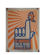 Of Montreal Silkscreen Poster  Signed And Numbered - $73.99 CAD