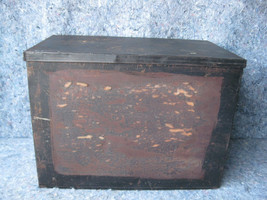 Antique Metal Store Display Match Box - $24.74