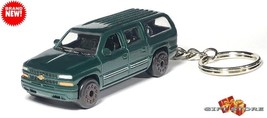 Rare Key Chain Ring Green Chevrolet Suburban Chevy Suv Custom Limited Edition - $38.98