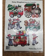 Vintage 1990 Daisy Kingdom Iron On Transfer Holiday Express 6436 Sealed - $14.67