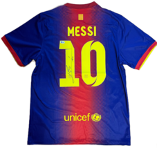 Lionel Messi Autographed FC Barcelona Jersey 2012-13 Beckett COA Hand Signed-... - £963.03 GBP