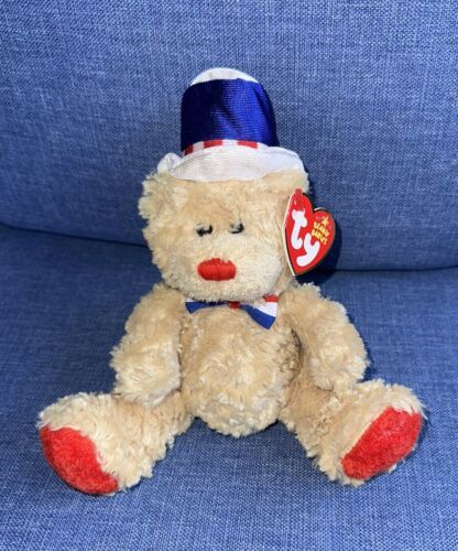 Primary image for 2006 Ty Beanie Baby INDEPENDENCE MWMTs Red Paws Version Patriotic MWMTs Plush