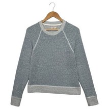 Faherty Top Womens Medium Blue Whitewater Crew Raglan Long Sleeve Sweats... - $928.97 MXN