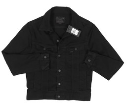 NEW $225 Polo Ralph Lauren All Black Denim Jacket!  Sm   Trucker Style Jean Jkt - £114.55 GBP