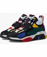 Ralph Lauren PS100 Heavy-Duty Colorblock High Top Sneakers 2 Sets Laces ... - $136.16 CAD
