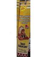 3X  INDIO AMERICANO INCENSE GOOD LUCK / LLUVIA DE SUERTE INCIENSO 3 OF 2... - $16.82