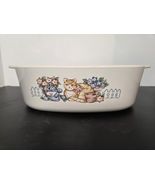 CorningWare Garden Cat 2L Casserole Dish 90s Rare No Lid Small Chip Unde... - $143.20