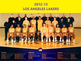 2012-13 LOS ANGELES LAKERS 8X10 TEAM PHOTO BASKETBALL PICTURE NBA LA - £3.90 GBP