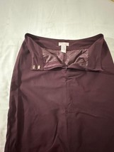 Worthington Works Stretch Women's Red Zip & Slit Pull-On Pencil Skirt Size 10 image 14