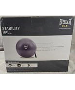 Everlast FIT 55cm Stability Ball Exercise Fitness Training Balance Purple - $407.31 MXN