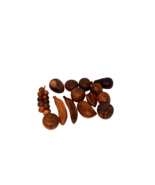 Lot of 14 Vintage Wooden Fruit Decor Hardwood - $373.28 MXN