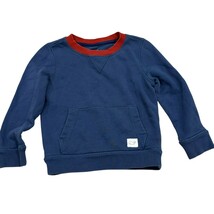 Vineyard Vines Boys Crewneck Sweatshirt 2T Blue &amp; Red Cotton Blend - $20.20 CAD