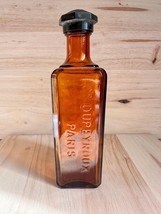 True Vintage Amber Bottle Medicine Apothecary Bottle Dr. Dupeyroux Paris - $57.82