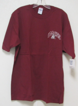 NWT NCAA by The Game Umass Left Chest Embroidered Maroon T-SHIRT Adult size XL - £17.54 GBP