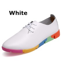 Women Mother Female Ladies Shoes Flats loafer Cow Leather Soft Pigskin Casual La - £28.47 GBP