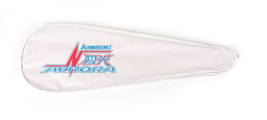 Kawasaki Aurora Badminton Racket Full Case Racquet Case Cover Bag White 1pc - $15.21