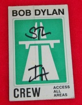 Vintage BOB DYLAN 90s St Louis ALL ACCESS Satin BACKSTAGE PASS - $24.74