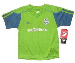MLS Adidas Toddler Boys Seattle Sounders FC Shirt Soccer Size 24M NWT - £9.35 GBP
